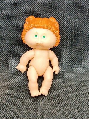 1983 OAA Cabbage Patch Kids Poseable 3 Inch Figure, made in Hong Kong Redhead