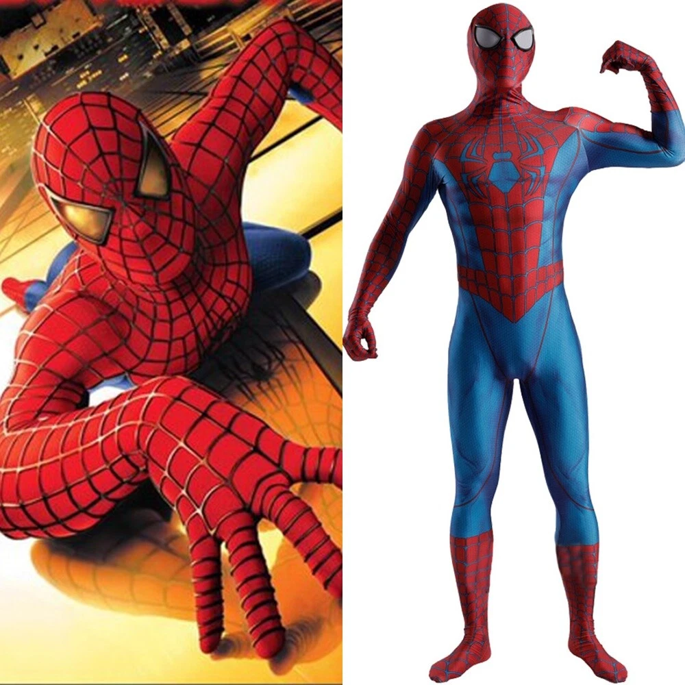 Kids Spider-man 2 Tobey Maguire Cosplay Suit Spiderman Cosplay Costume For  Children