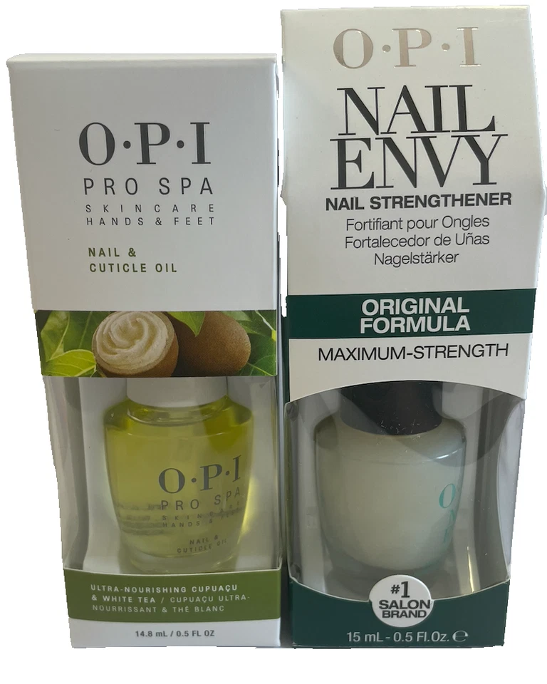 OPI Nail Envy Nail Strengthener Original Formula & Pro Spa Cuticle Oil DUO 15ml