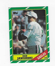 1986 TOPPS RON JAWORSKI #269 PHIADELPHIA EAGLES