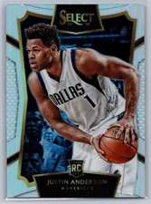 Justin Anderson 2015-16 Panini Select #85 Rookie Silver