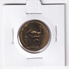 AUSTRALIAN: 1996 $1  SIR HENRY PARKES M MELBOURNE MINTMARK UNC COIN - TONED #982
