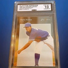 2006 Just Minors Just Rookies Preview 2006 Clayton Kershaw #JRPR-07 ROOKIE CARD . rookie card picture