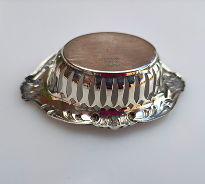 Gorham Ovale Silber Durchbruchschale/Körbchen, Sterling, Punze A7977, Schale