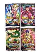 LOT OF FOUR (4) -Dragon Ball TCG B05 Miraculous Revival 12Ct Booster Packs