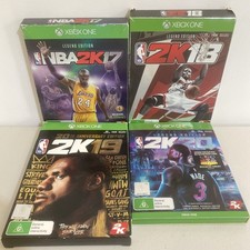 NBA 2k17 2k18 2k19 2k20 Legends Edition Bundle Xbox One w/ Manuals Free Postage