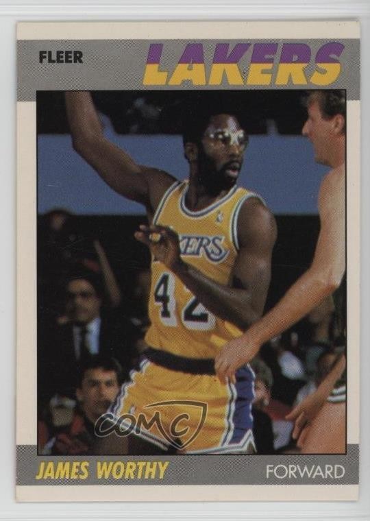 1987-88 Fleer James Worthy #130 HOF