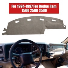 Gray Dash Mat Dashboard Cover Pad For Dodge Ram 1500 2500 3500 1994 - 1997 1996