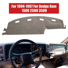 Gray Dash Mat Dashboard Cover Pad for Dodge Ram 1500 2500 3500 1994 - 1997 1996
