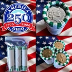 Emerging Liberty Dime 1776-2026 SemiQ Uncirculated (3) ROLLS Denver Mint