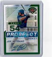 2024 Panini Prospect Edition Green Pulsar Prizm /25 Joe Vetrano #47 Auto