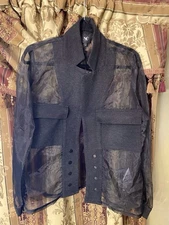 NWT NU DENMARK Women’s Black Inia Jacket Size L  Style 6843-35