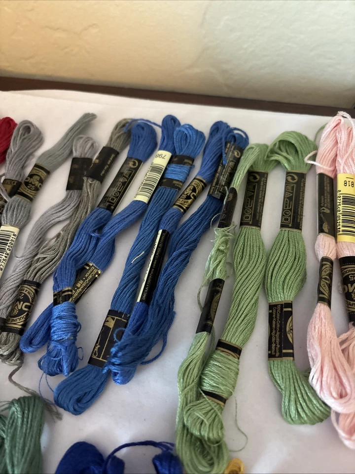 DMC Flower thread lot of Over 60 assortment New And Partial - Image 3 of 4