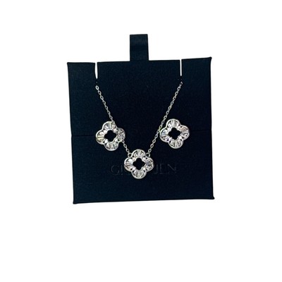 Clover Necklace & Earring set