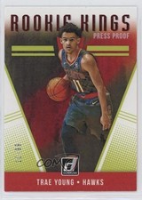 2018-19 Panini Donruss Rookie Kings Press Proof Red 10/99 Trae Young #24 0q5
