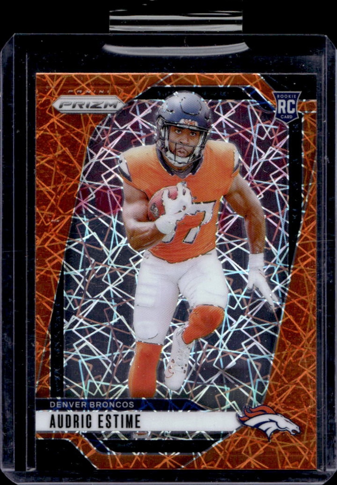 2024 Prizm Audric Estime RC Lazer Rookie #306 Broncos