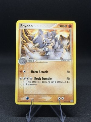 Rhydon 19/106 EX Smaragd Pokémon TCG Vintage LP