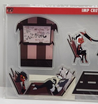 Helluva Boss IMP Crew Board Meeting Acrylic Standee Scene