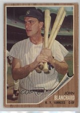 1962 Topps Johnny Blanchard #93 0u2j