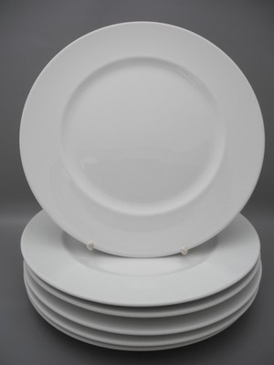 Richard Ginori 6 große Speiseteller weiß Pizzateller D= 31 cm Italien