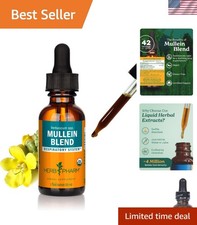 1 Ounce Certified Organic Mullein Blend   Respiratory Support Tincture