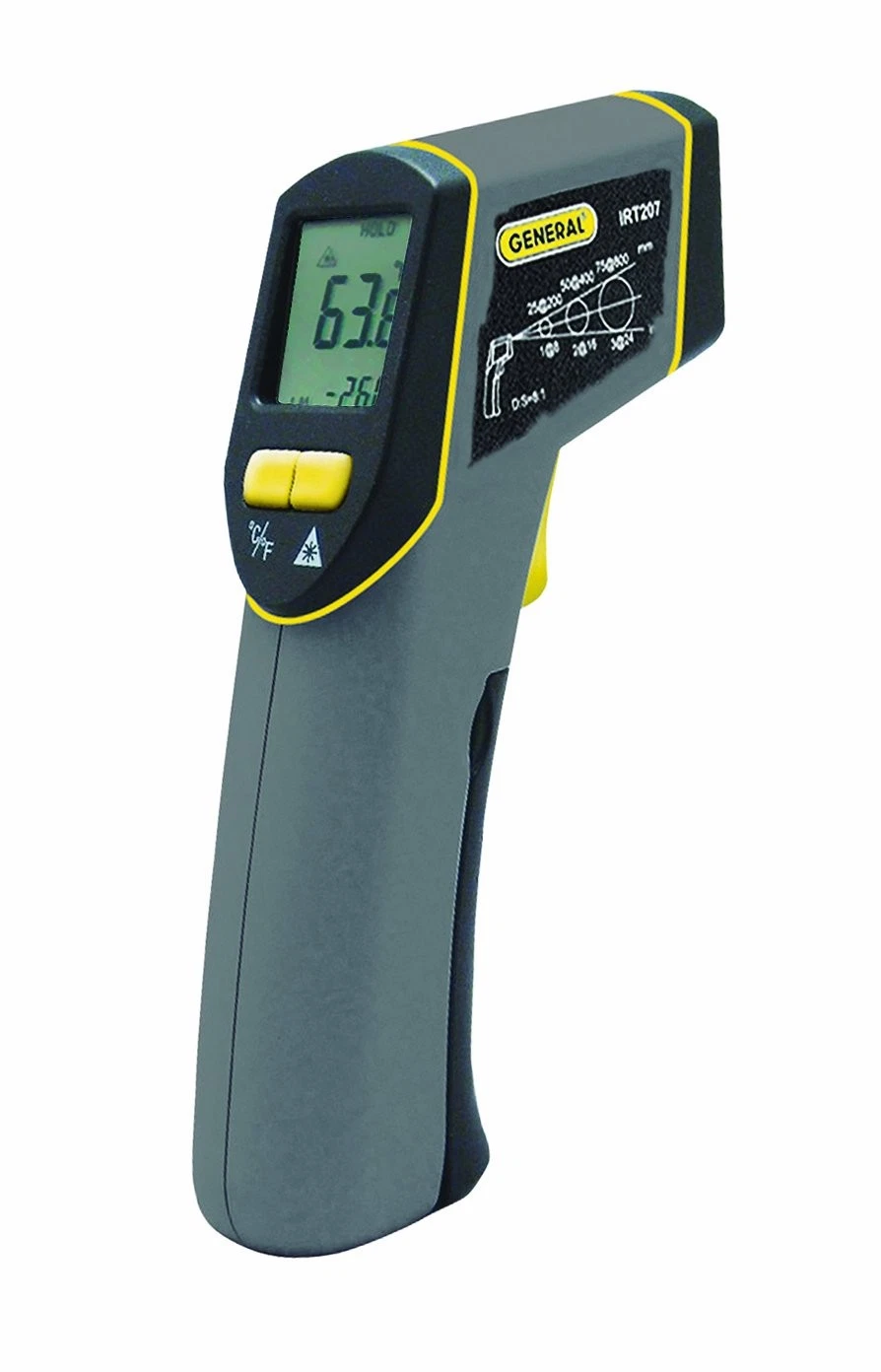 General Tools Non-Contact Digital Laser Temperature Gun, Mid-Range, No Color