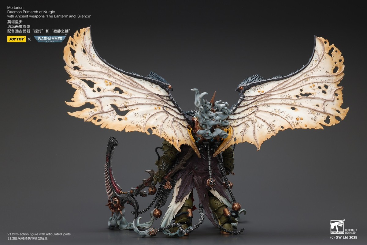 JOYTOY Warhammer 40K Death Guard Mortarion Daemon Primarch of