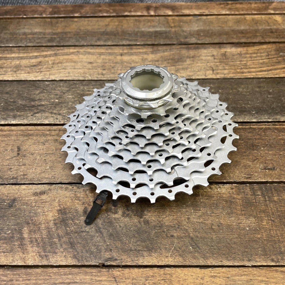 Shimano Deore XT CS-M771-10 Cassette 10 Speed 11-34T 34T Silver