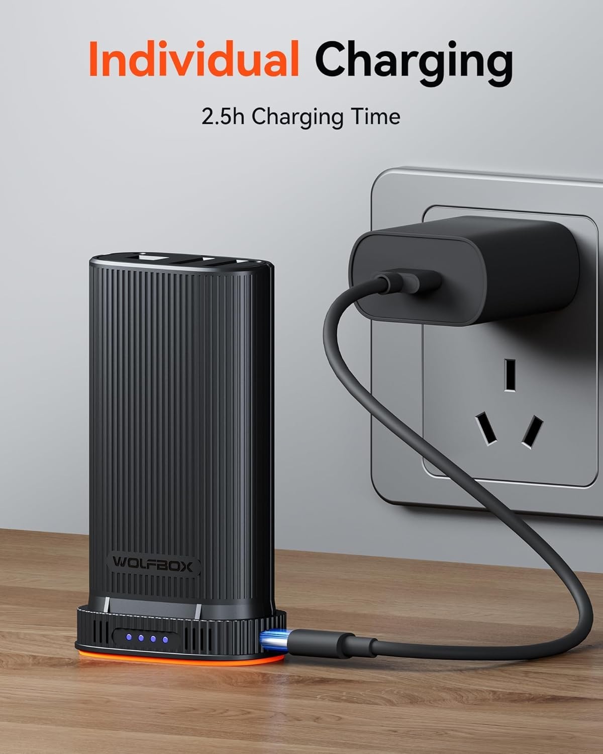 Batterie Wolfbox MF 200 de rechange lithium 12V pour alimentation embarquée