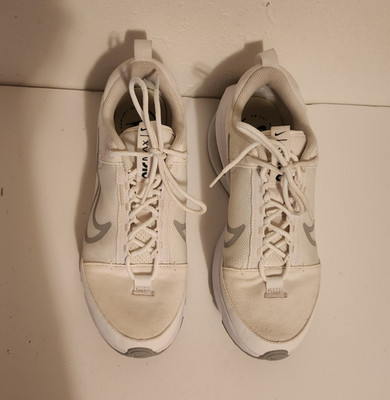 Nike Air Max 90 LTR Triple White Leather Lace-Up Low Top CZ5594-100