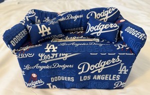 Dodgers sofa tissue box cover