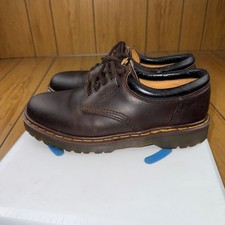 VTG Dr. Martens 8053/59 Made in England Brown Leather 5-Eye Shoes Mens 8
