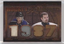 2019 Leaf Ultimate Hockey Almanac Bronze 2/20 Luc Robitaille Ron Hextall HOF 0f4