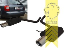 Ulter Sportauspuff für Audi A4 8E B6 Limousine Avant 1.8i 2x90mm