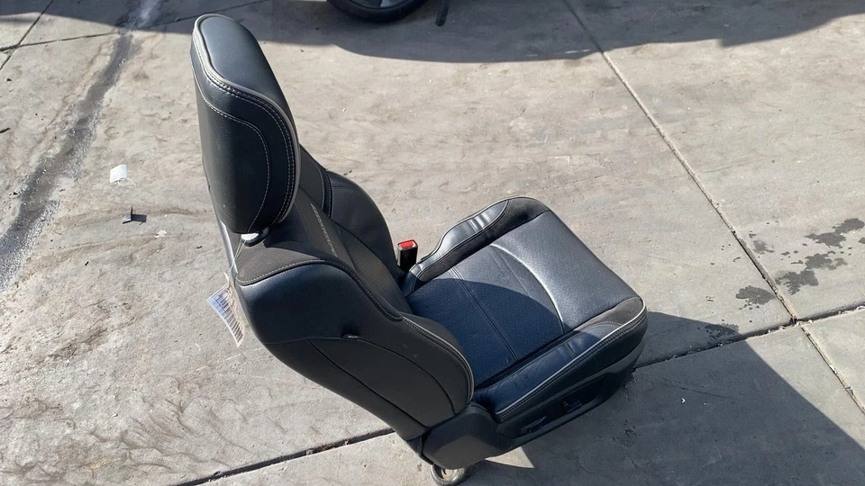 ⭕ 2012-2024 Ram 3500 Passenger Side Seat Black Leather Assembly Right RH Laramie Foto 4 de 4