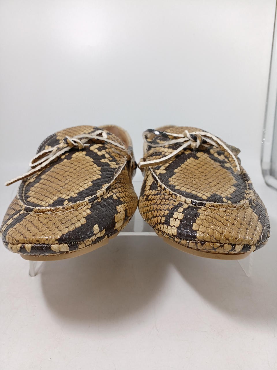 Bally Python Pattern Beg 27.0Cm Driving Shoes FQR… - image 8