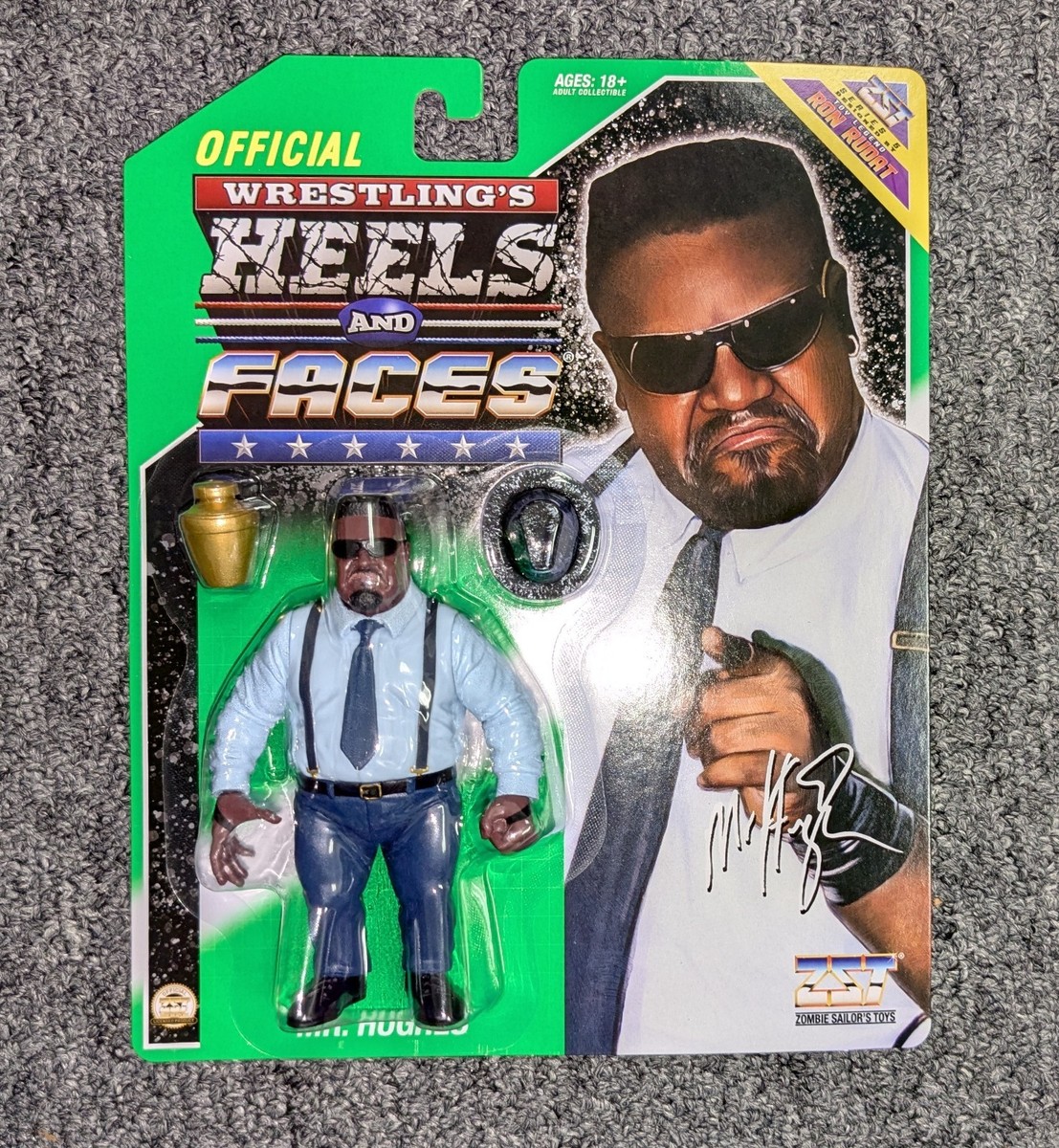 WWF WWE Heels And Faces Mr Hughes Zombie Sailor Toys Action Figure