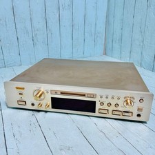 TEAC MD Player Deck MD-10 Silver Kurume Denshi 25W Power Confirmed Junk Item