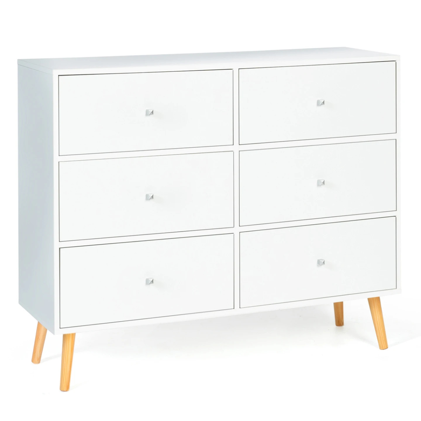 Commode 6 tiroirs EMMIE 110 cm pour résoudre le manque de rangement à la maison