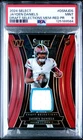 2024 Select Jayden Daniels Draft Selections Memorabilia Red Prizm RC PSA 9 MINT