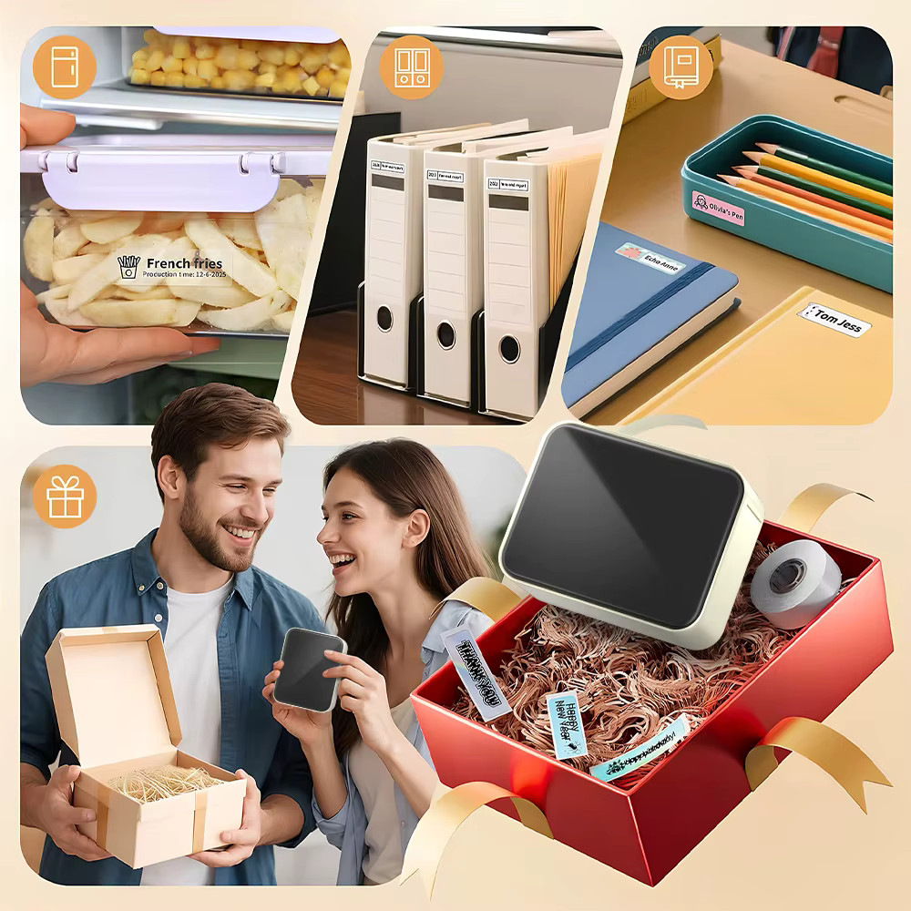 Marklife P15 Stampante termica per etichette Mini etichettatrice portatile senza foto 6