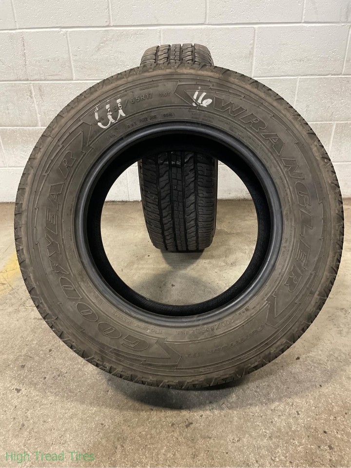 2x P255/65R17 Goodyear Wrangler Fortitude HT 10/32 110 T Used Tires ...