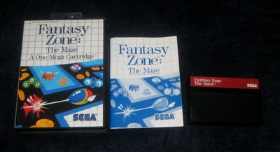 #ad Fantasy Zone: The Maze Complete for Sega Master. Clean Tested. Authentic. NTSC $34.99