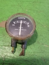 LUCAS .-0-+  AMMETER/OLD bike AMP METER Lucas  BSA triumph Norton AJS 