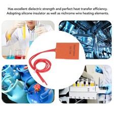 4-Pack 12V 7.5W Silicone Heater Pad 120-150  ...