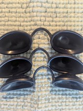 Super Sunnies Eyeshields Set of 3 Tanning Goggles  Navy Blue