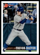 2021 Bowman Heritage Trevor Hauver Texas Rangers #155