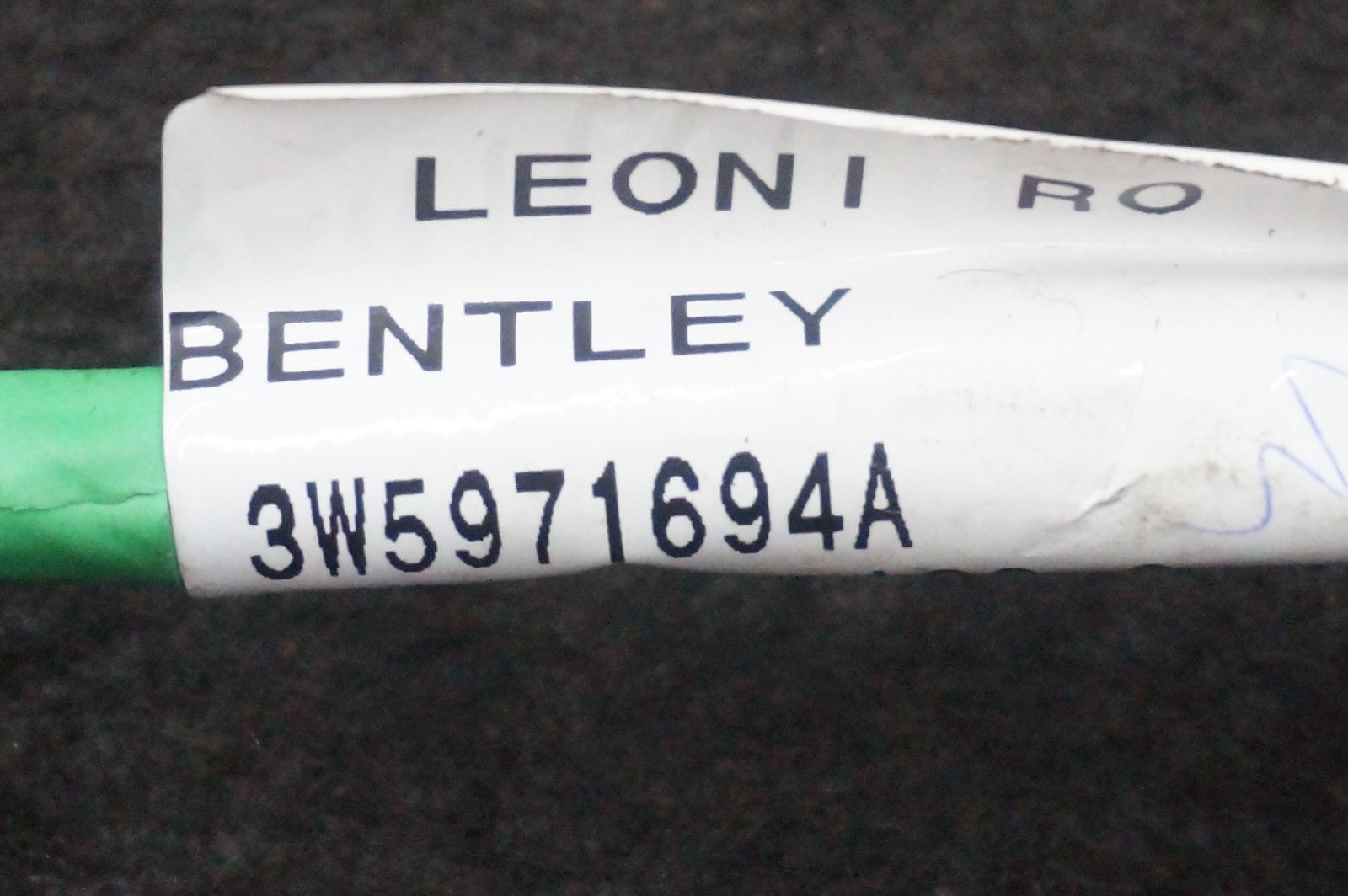 Set 2 Rear Door Wire Harness OEM 3W5971693 Bentley Continental Flying Spur 06-12
