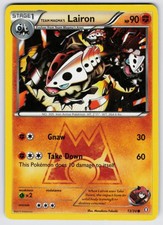 Team Magma's Lairon 13/34 Double Crisis Pokemon MP