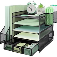 Schreibtisch Organizer Aktenhalter Briefablage Papierbox Stiftehalter BüRo